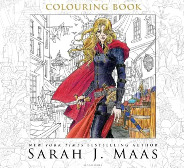 "The Throne of Glass Colouring Book" Sarah Maas